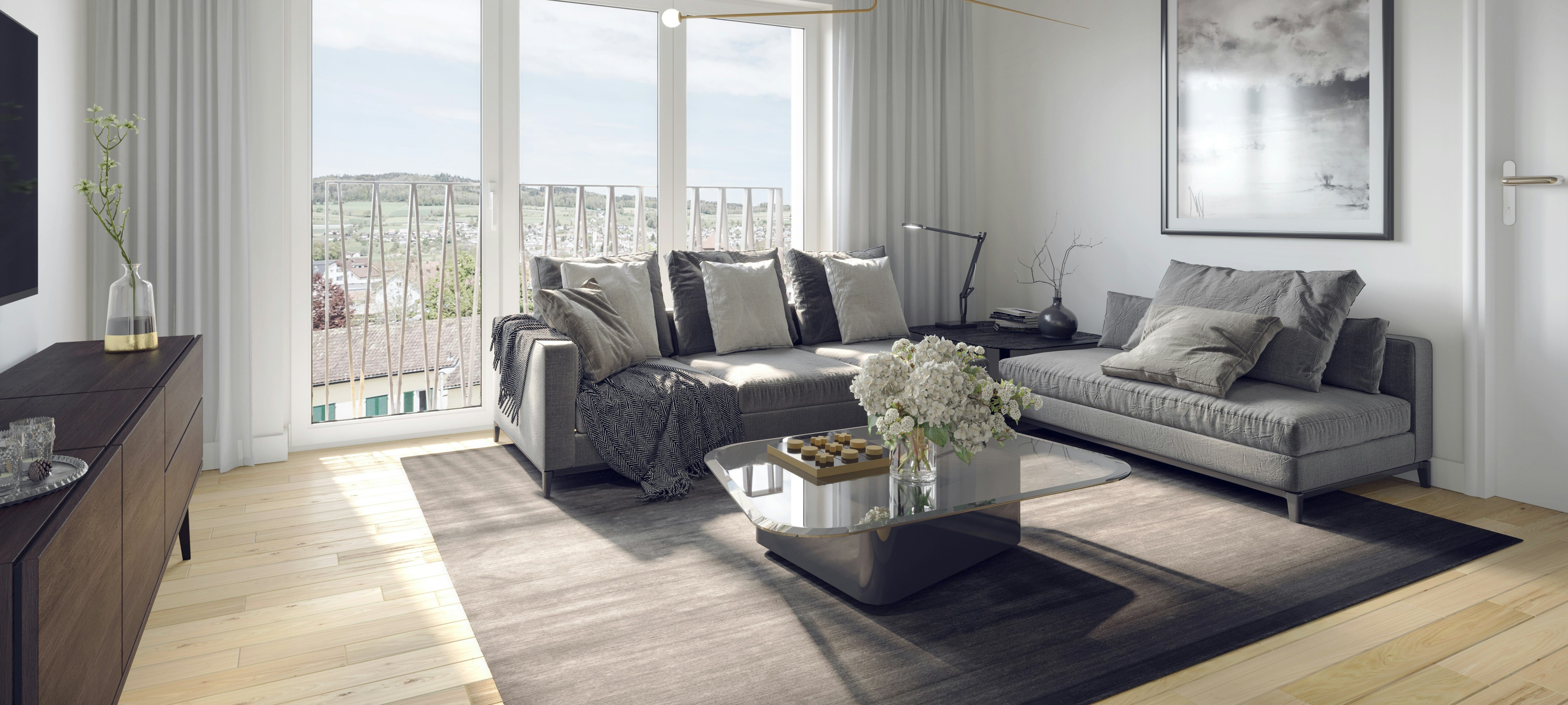 Calgary show home interior — the kind of footage we edit every week