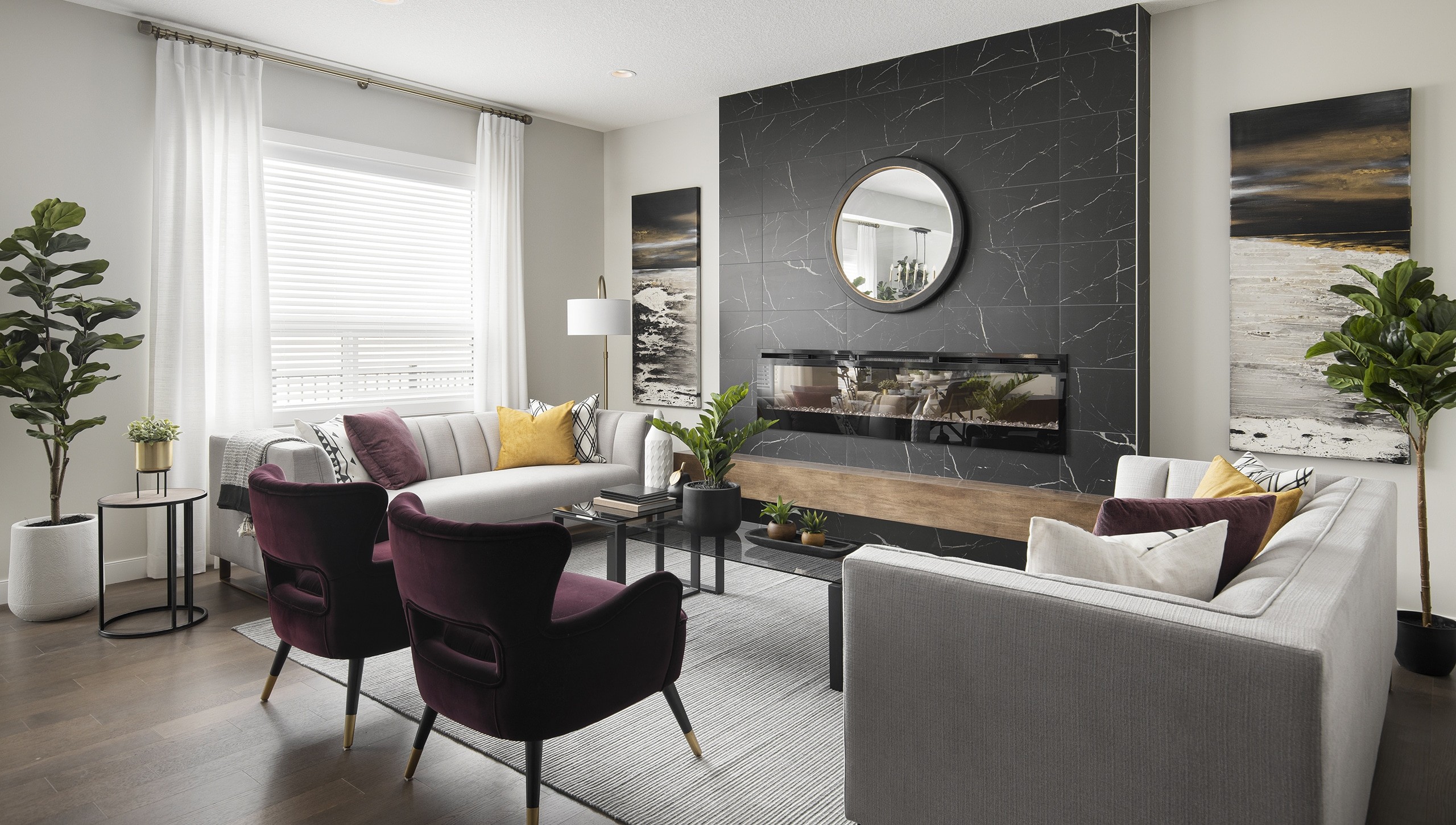 Calgary show home interior — the kind of footage we edit every week